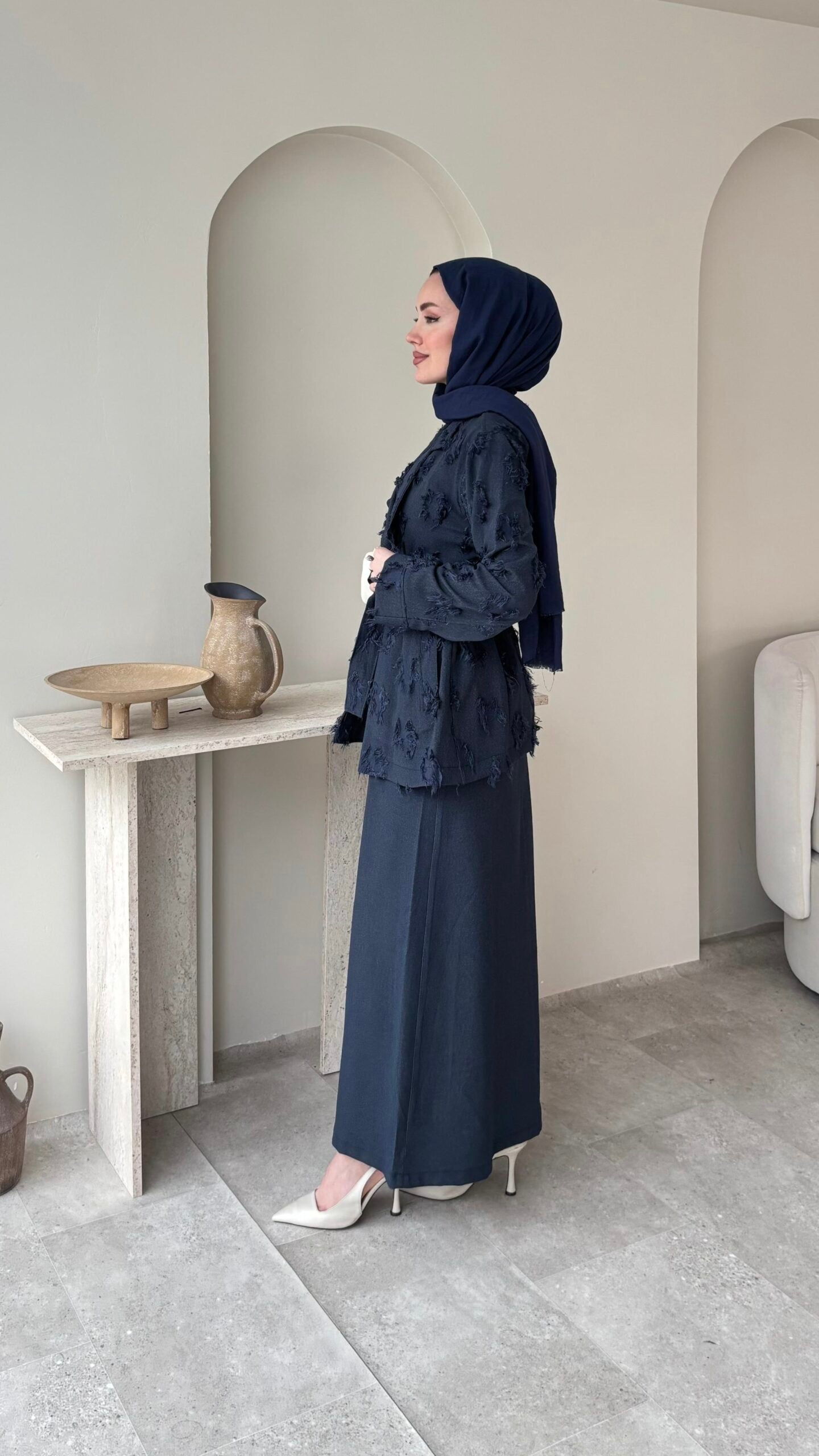 Urban Kuşaklı Jileli Takım – Lacivert