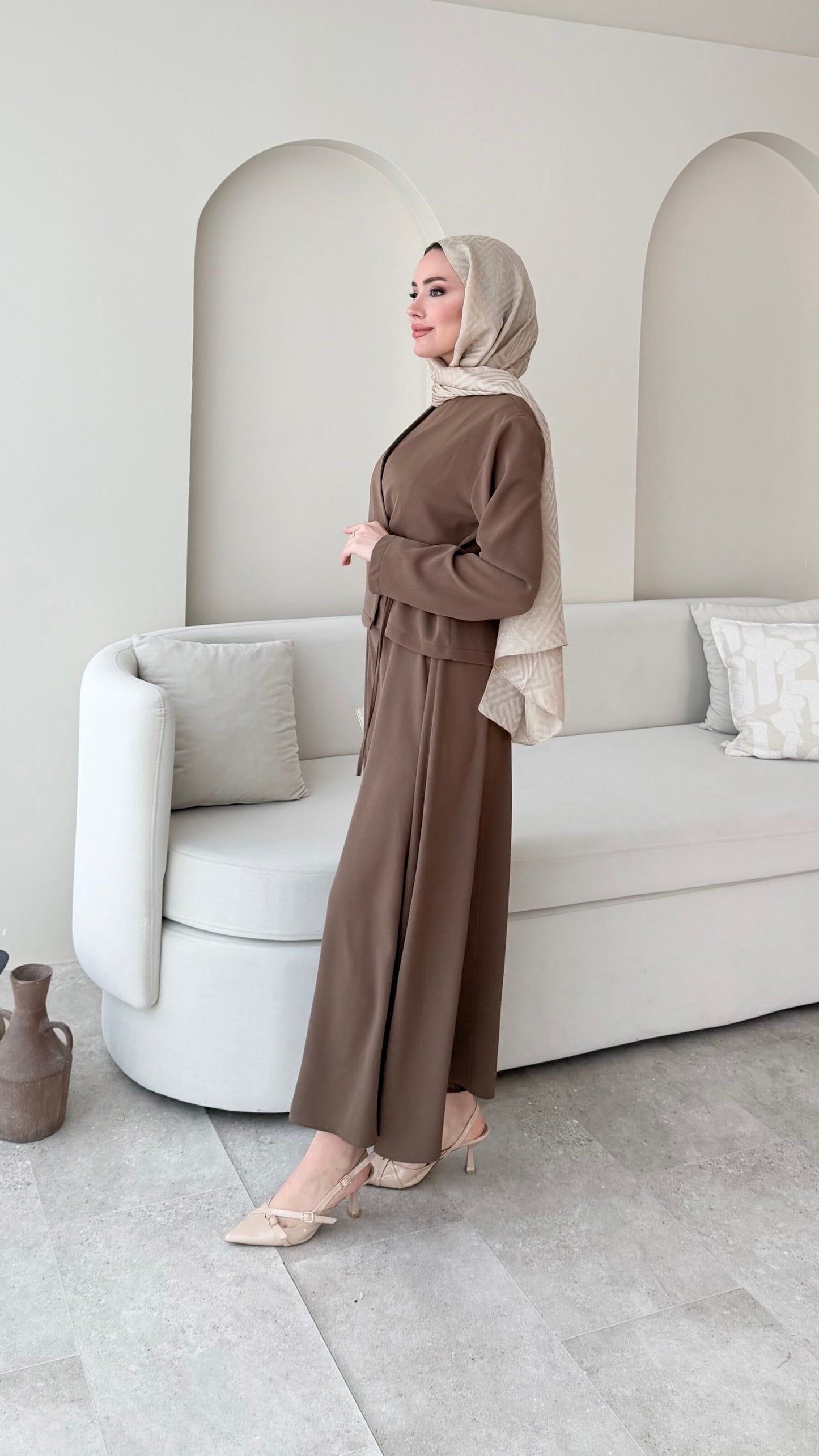 Desil Ceket Elbise – Vizon