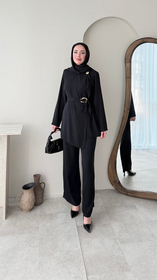 Tina Kemerli Takım – Siyah