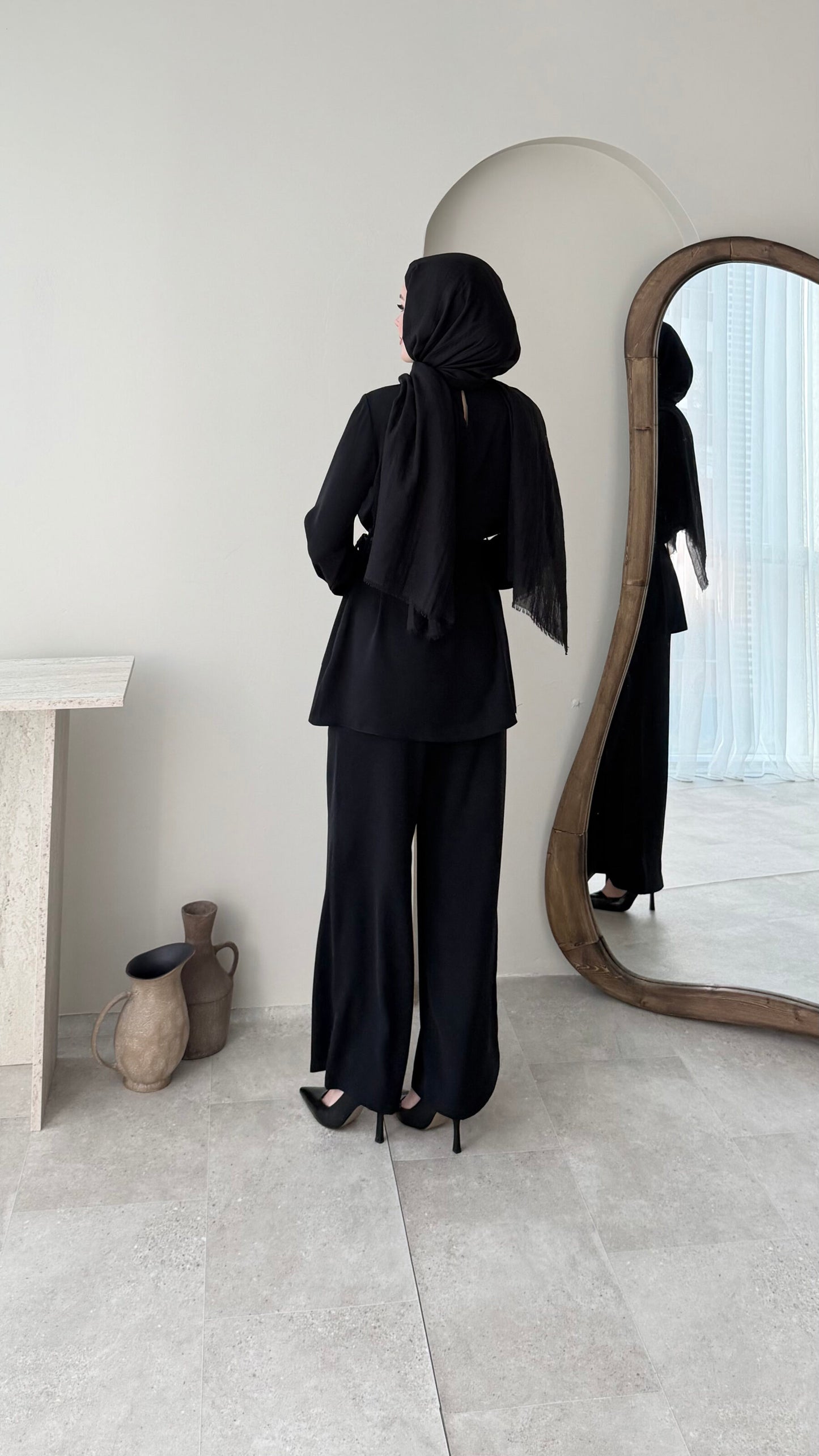 Tina Kemerli Takım – Siyah