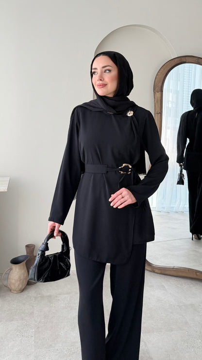 Tina Kemerli Takım – Siyah