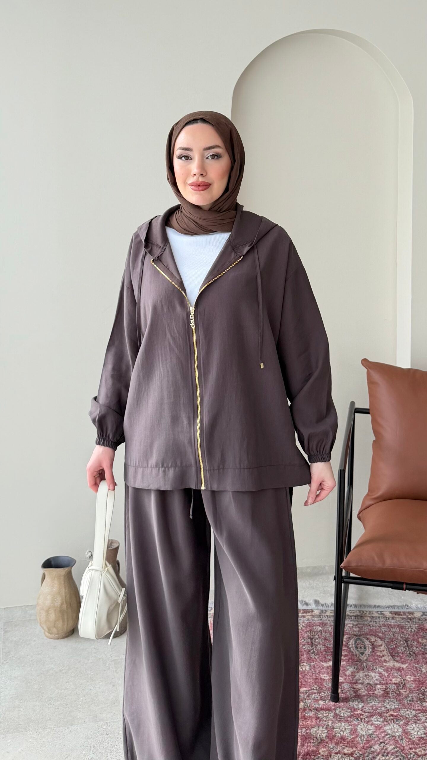 Tulya Tensel Takım – Kahverengi
