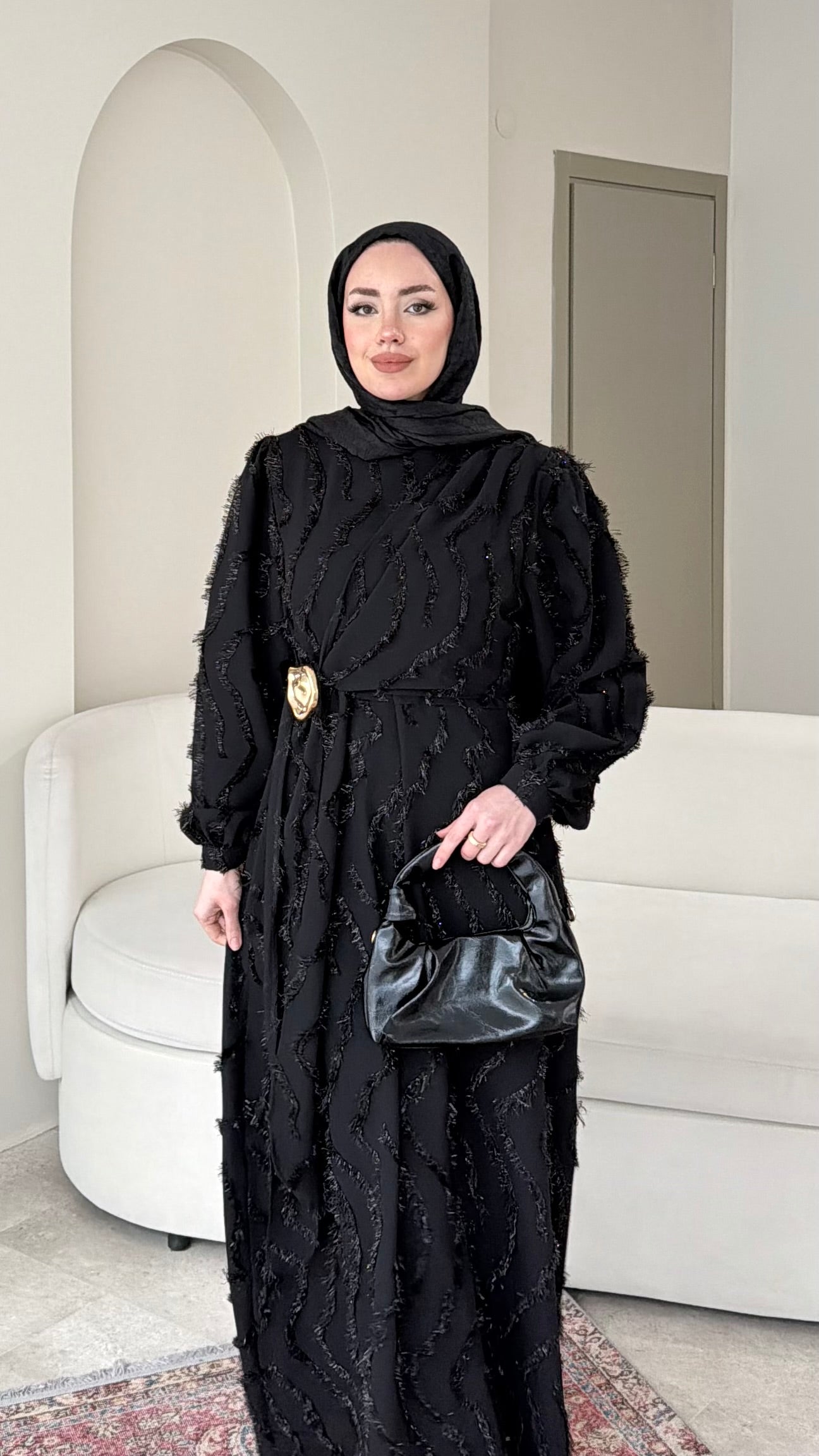 Pırıl Elbise – Siyah