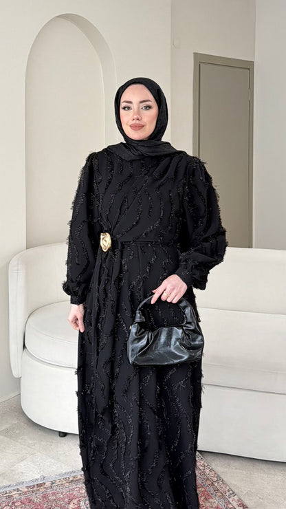 Pırıl Elbise – Siyah