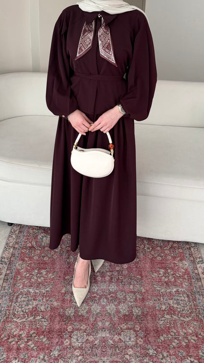 Sibil Fularlı Takım – Mürdüm