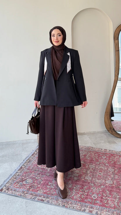 Lisa Blazer Ceket – Siyah
