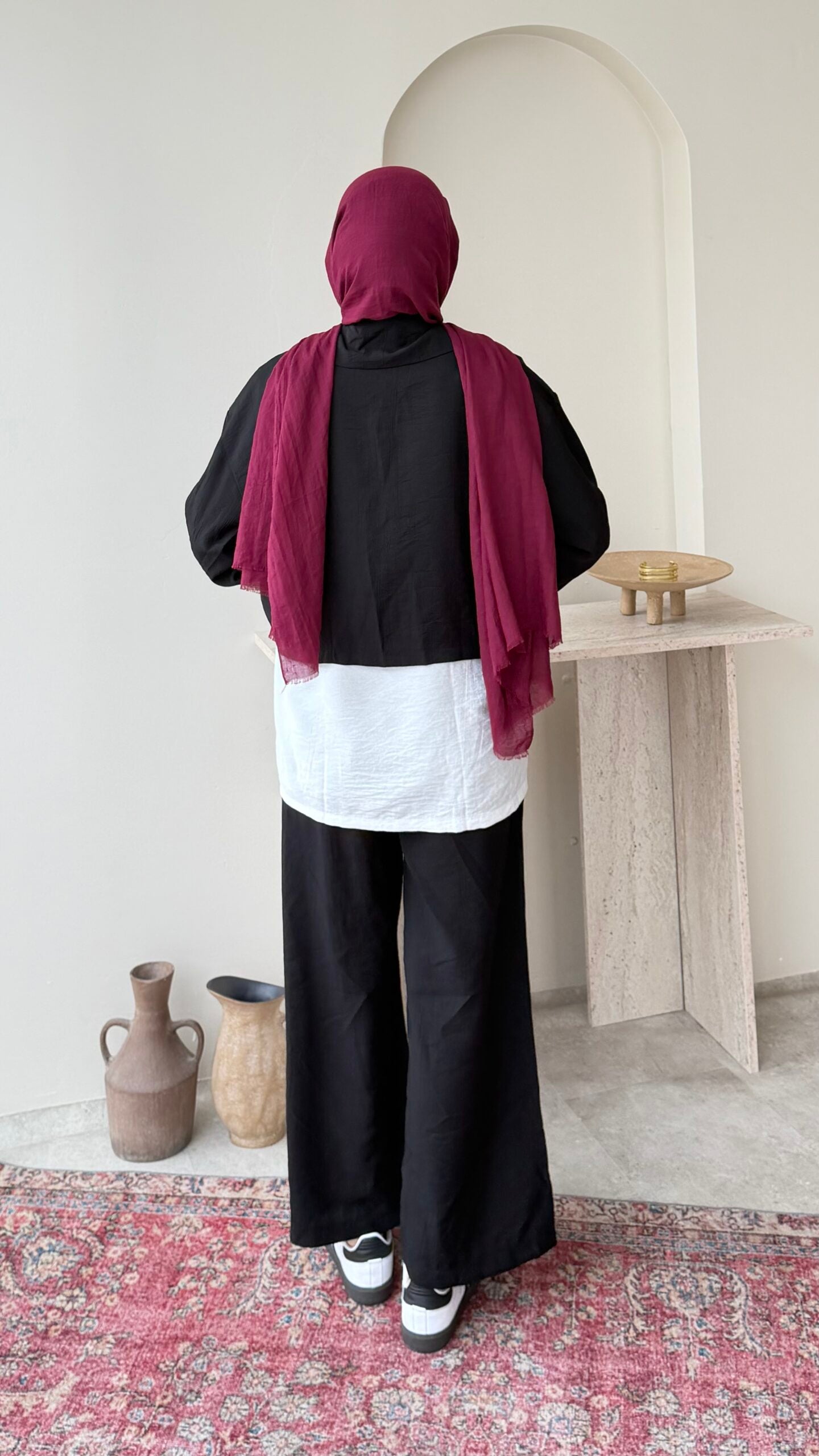 Mia Çilek Kumaş Takım – Siyah