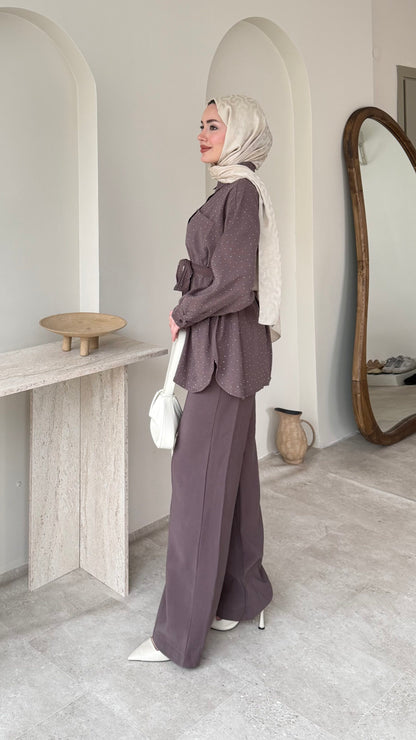 Lina Taşlı Takım – Vizon