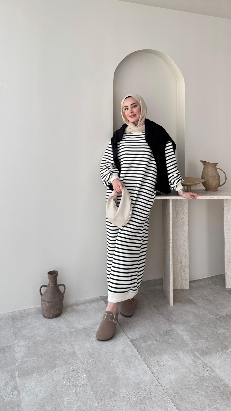 Misra Basic Elbise – Siyah