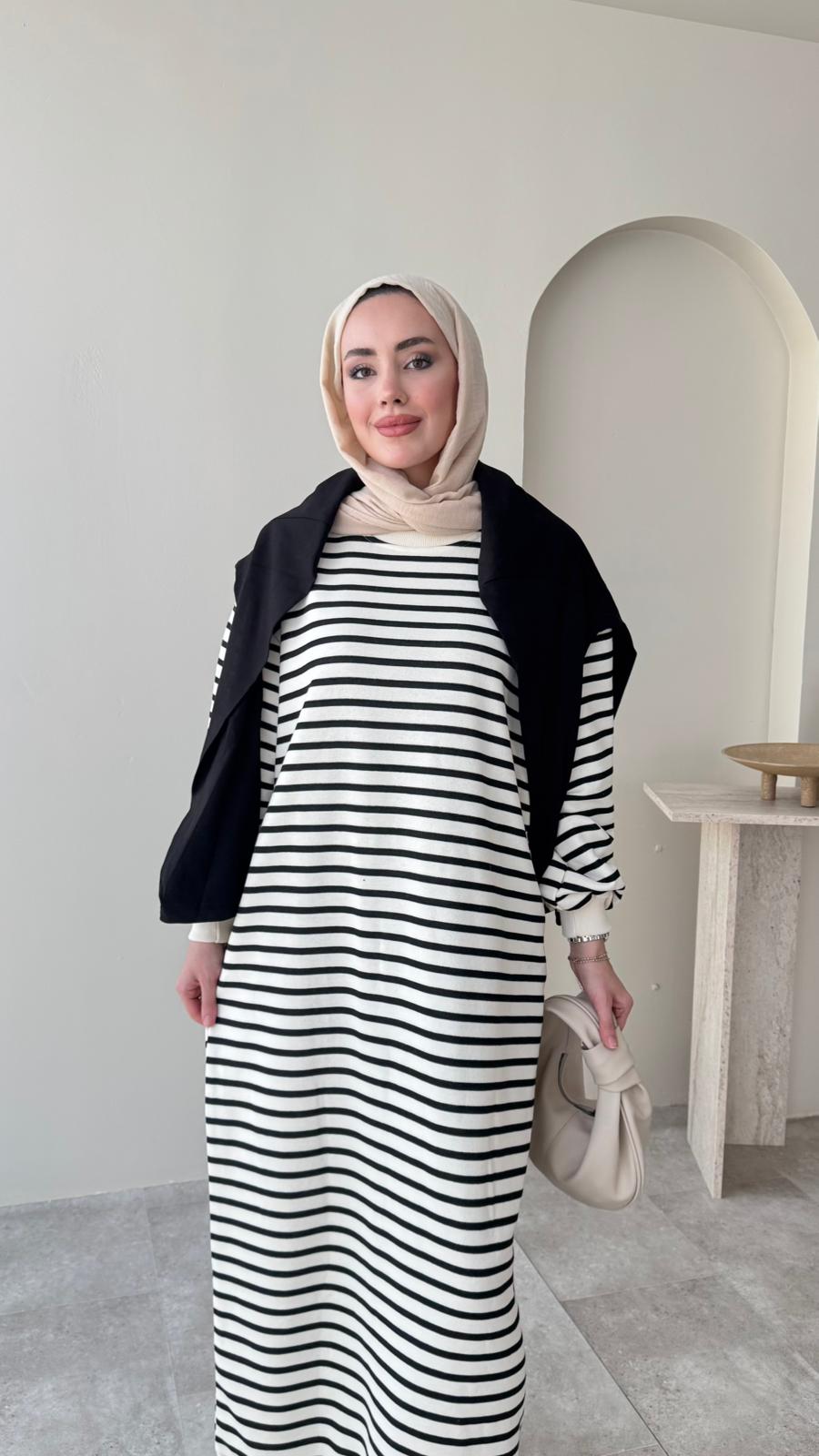 Misra Basic Elbise – Siyah