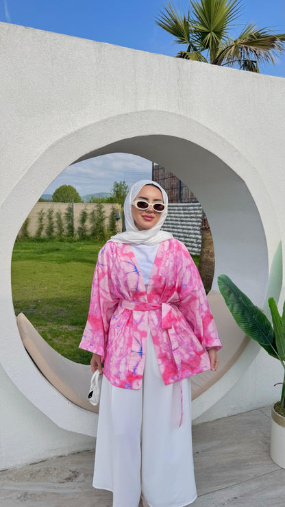 Love Kimono – Pembe