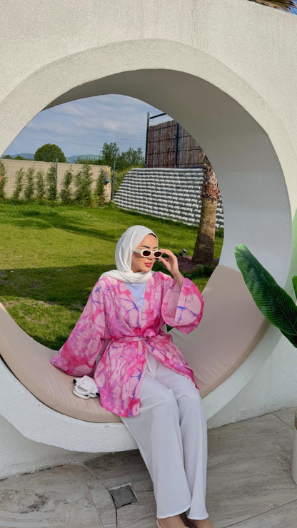 Love Kimono – Pembe