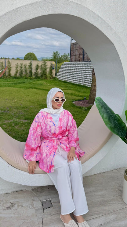 Love Kimono – Pembe