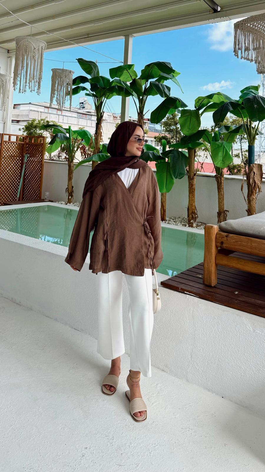 Luma Kimono – Kahverengi