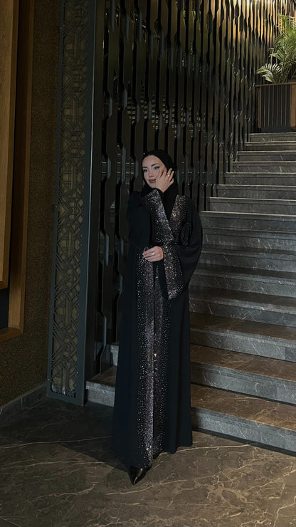Sahra Işıltı ABAYA - SİYAH